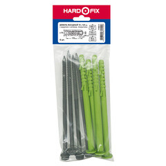 Дюбель фасадный Hard-Fix с шурупом шестигранная головка 10х160 мм коррозионностойкий (4 шт.) - фото 3