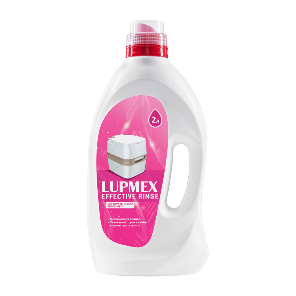 Изображение товара Жидкость для биотуалетов Lupmex Effective Rinse 2 л для мобильных туалетов