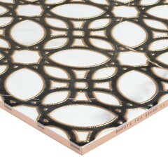 Плитка декор Unitile Фиеста белая 1 400x250x8 мм - фото 2