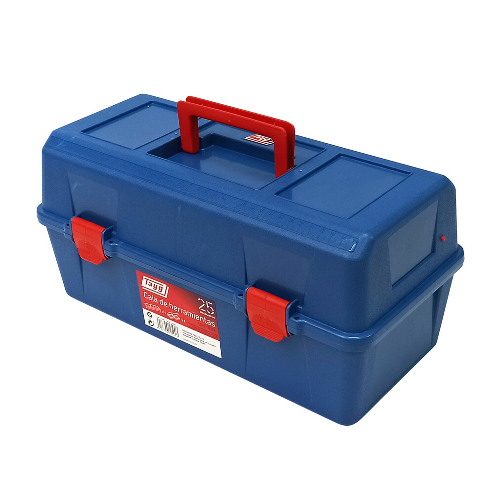 Изображение товара Ящик Tayg 125003 для инструментов с лотком, красно-синий, Испания