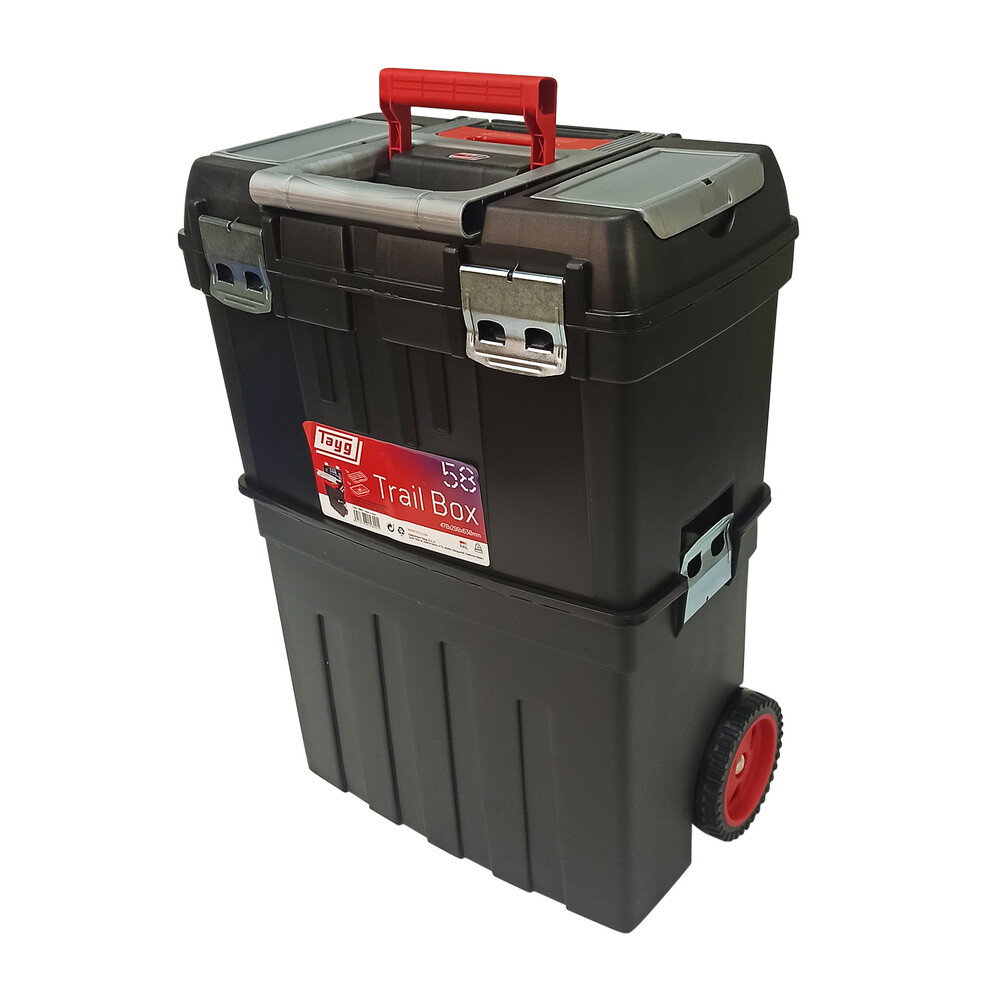 Изображение товара Ящик Tayg 158001 Для инструментов с колесами, красный