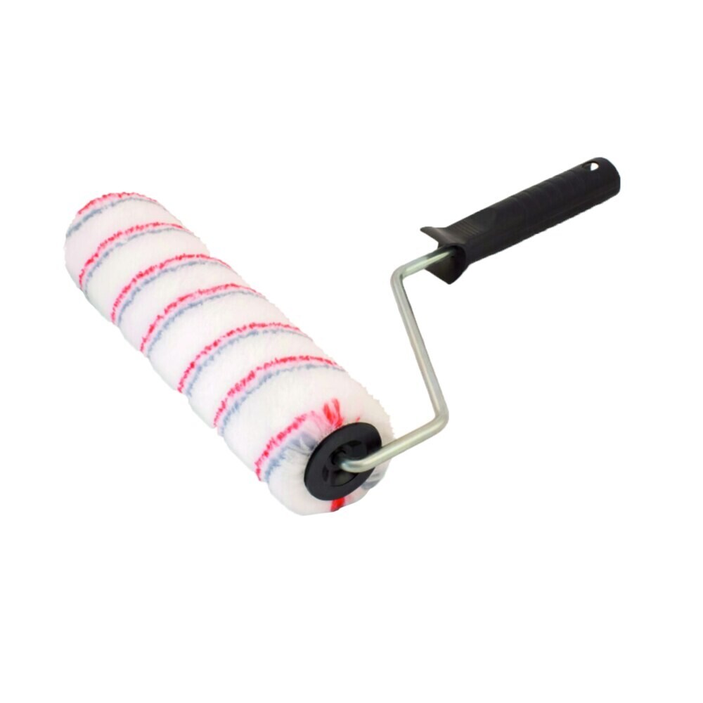 Валик полиэстер 250 мм d44 мм ворс 18 мм для водной основы с ручкой Color Expert