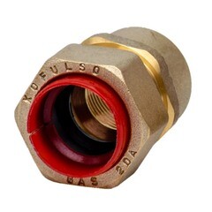 Изображение товара Соединитель Kofulso 15 мм х 1/2 ВР(г) для газа для гофрированных труб