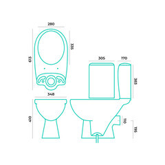 Унитаз-компакт Gesso Фобос Home De Luxe с горизонтальным выпуском с сиденьем полипропилен микролифт белый матовый (9 019 764) - фото 2