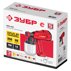 Краскопульт электрический Зубр КПЭ-350 350 Вт 0,8 л - фото 2