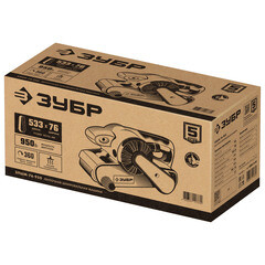 Шлифмашина ленточная электрическая Зубр ЗЛШМ-76-950 950 Вт 533х76 мм - фото 3