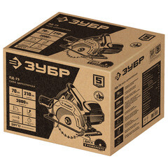 Пила дисковая электрическая Зубр ПД-75 2000 Вт 210 мм - фото 5