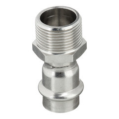 Соединитель Valtec (VTi.901.I.001805) 18 мм х 3/4 НР(ш) нержавеющая сталь - фото 3