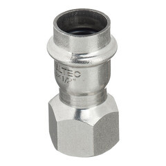Соединитель Valtec (VTi.902.I.001804) 18 мм х 1/2 ВР(г) нержавеющая сталь - фото 1