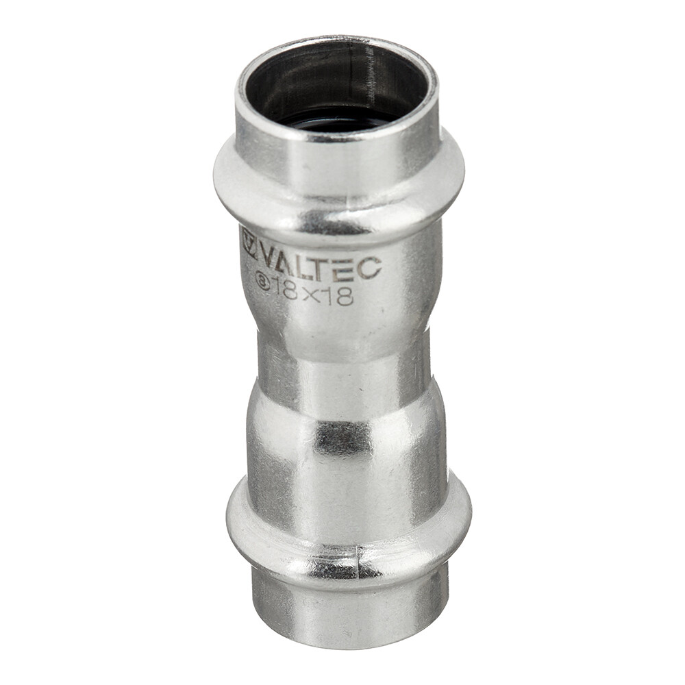 Изображение товара Муфта Valtec (VTi.903.I.001818) 18х18 мм нержавеющая сталь