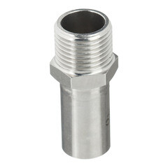 Соединитель Valtec (VTi.906.I.001804) 18 мм х 1/2 НР(ш) нержавеющая сталь - фото 2