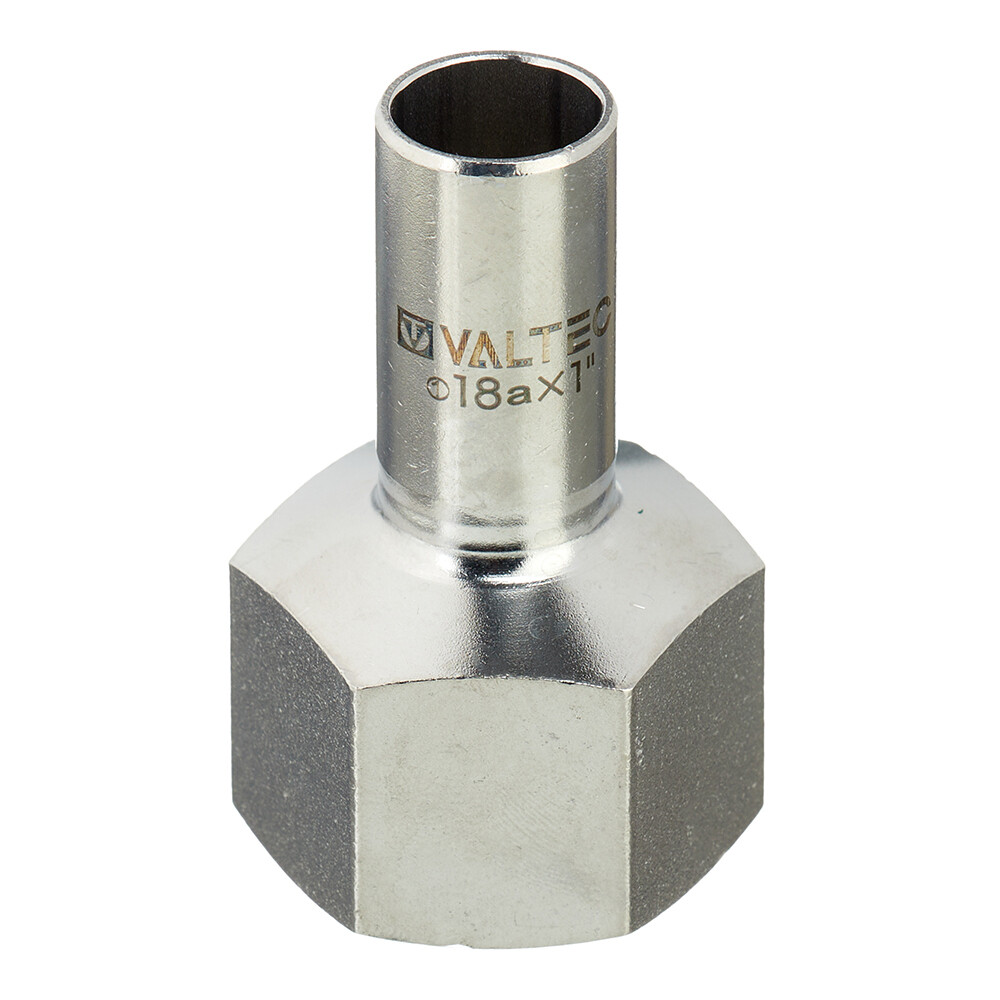 Изображение товара Соединитель Valtec (VTi.907.I.001806) 18 мм х 1 ВР(г) нержавеющая сталь