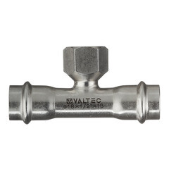 Тройник Valtec (VTi.932.I.180418) 18 мм х 1/2 ВР(г) х 18 мм нержавеющая сталь - фото 2