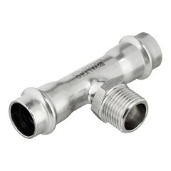 Изображение товара Тройник Valtec (VTi.933.I.180418) 18 мм х 1/2 НР(ш) х 18 мм нержавеющая сталь