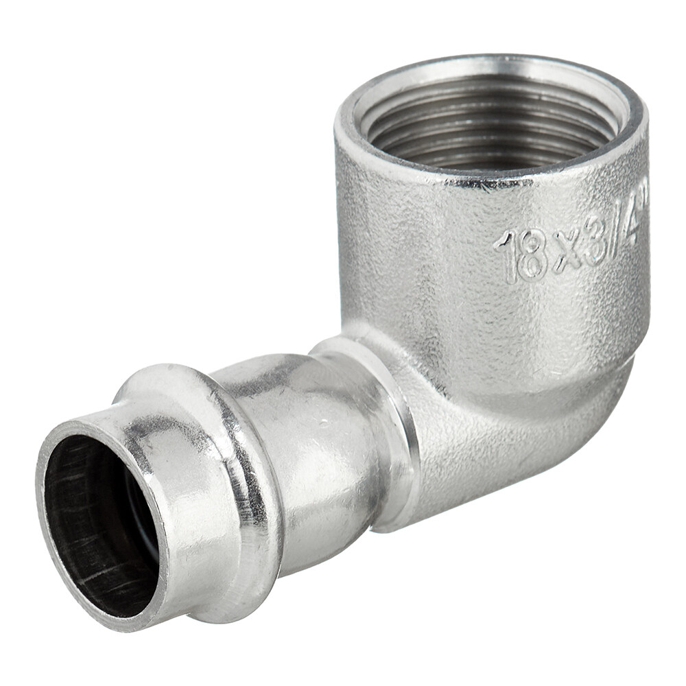 Изображение товара Угол Valtec (VTi.952.I.001805) 90° 18 мм х 3/4 ВР(г) нержавеющая сталь