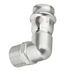 Угол Valtec (VTi.953.I.001804) 90° 18 мм х 1/2 НР(ш) нержавеющая сталь - фото 3