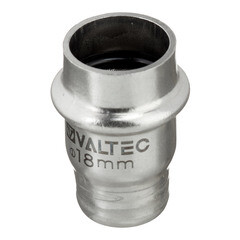 Изображение товара Заглушка Valtec (VTi.961.I.000018) 18 мм нержавеющая сталь