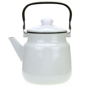 Чайник эмалированный Магнитогорская эмаль 3,5 л белый