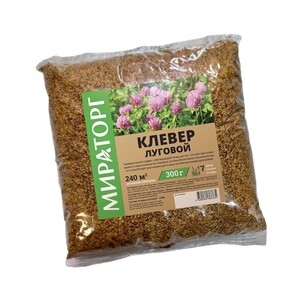 Сидерат семена клевера лугового Мираторг 0,3 кг — купить в Санкт ...