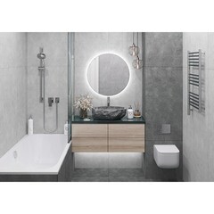 Керамогранит Delacora Chrome темно-серый матовый 1200х600х9,5 мм (2 шт.=1,44 кв.м) - фото 3