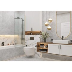 Керамогранит Delacora Dixon светло-серый матовый 1200х600х9,5 мм (2 шт.=1,44 кв.м) - фото 5