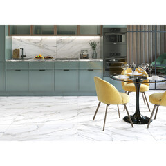 Керамогранит Delacora Omega бело-серый матовый 1200х600х9,5 мм (2 шт.=1,44 кв.м) - фото 4