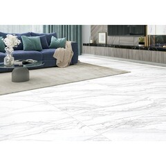 Керамогранит Delacora Statuary бело-серый матовый 1200х600х9,5 мм (2 шт.=1,44 кв.м) - фото 6