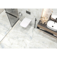 Керамогранит LCM Moonstone серый полированный 600х600х8 мм (4 шт.= 1,44 кв.м) - фото 11