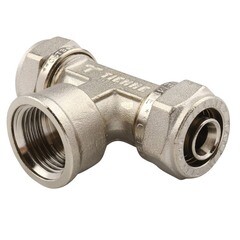 Тройник Tiemme 32 обж(ц) х 1 ВР(г) х 32 обж(ц) (1600048) - фото 2