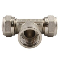 Изображение товара Тройник Tiemme 20 обж(ц) х 3/4 ВР(г) х 20 обж(ц) (1600032)