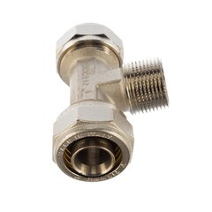 Тройник Tiemme 20 обж(ц) х 3/4 НР(ш) х 20 обж(ц) (1600076) - фото 3