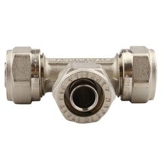 Тройник Tiemme 26 обж(ц) х 16 обж(ц) х 26 обж(ц) (1600043) - фото 2