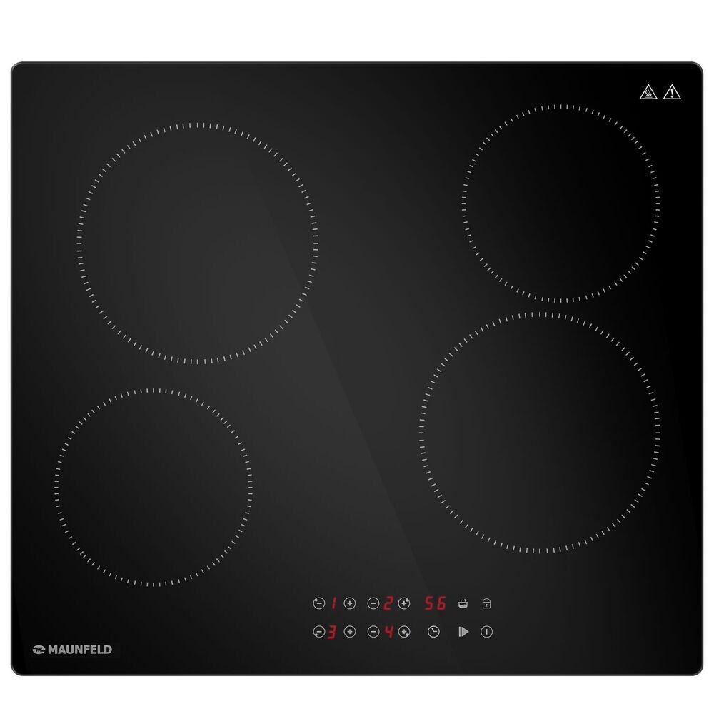 Изображение товара Варочная панель электрическая Maunfeld CVCE594STBK 4 конфорки черная