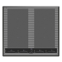 Варочная панель индукционная Maunfeld СVI594SF2MDGR Lux 4 конфорки графит