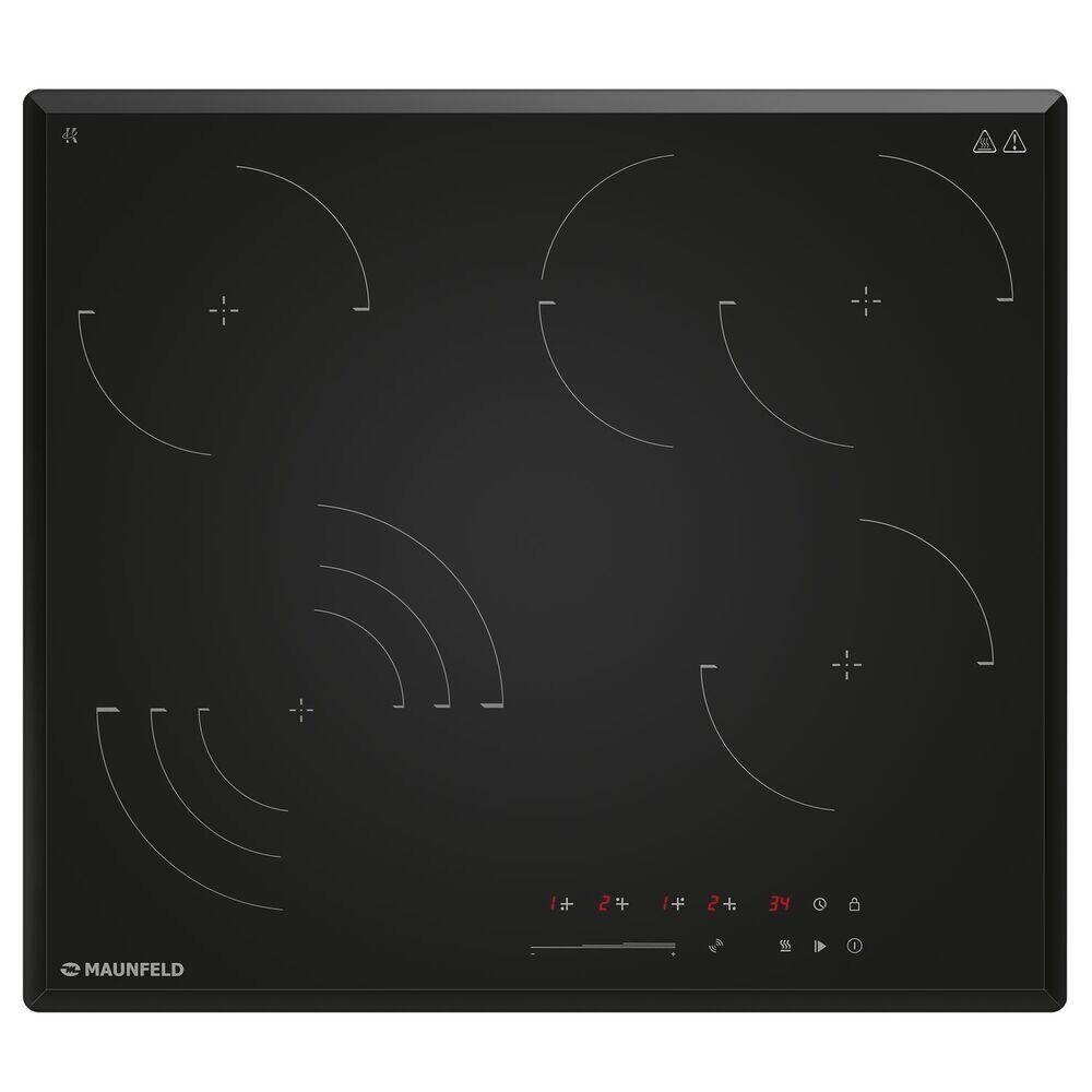 Изображение товара Варочная панель Maunfeld CVCE594SSMDBK Lux 4 конфорки сенсорное управление