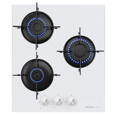 Варочная панель газовая HomSair HGG431WH 3 конфорки белая