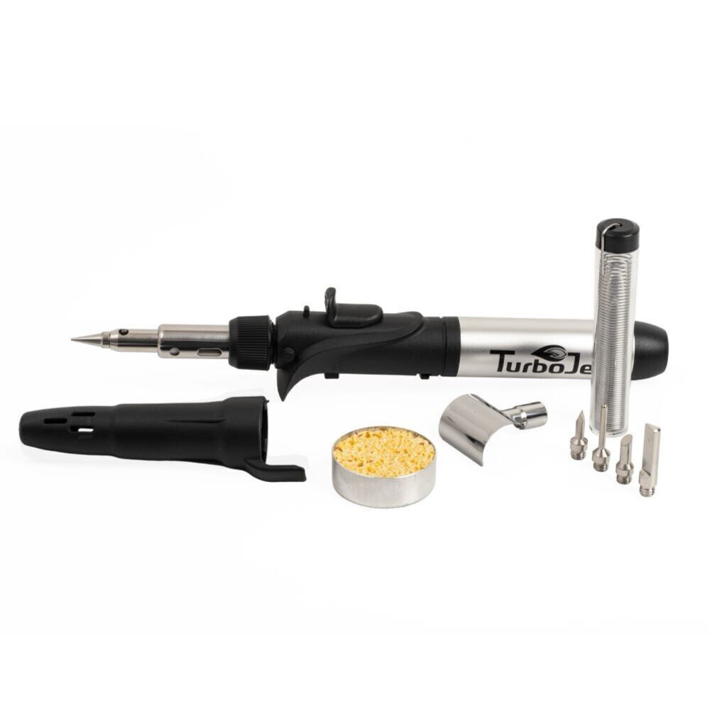 Изображение товара Газовый паяльник Turbojet TJ150-B с пьезоподжигом и функциями для точных работ