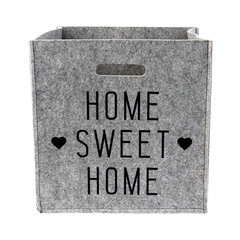 Органайзер для хранения Sweet Home 300х300х300 мм складной светло-серый - фото 1