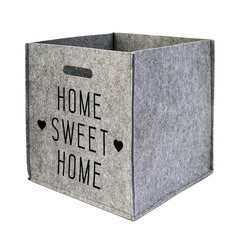 Органайзер для хранения Sweet Home 300х300х300 мм складной светло-серый - фото 2