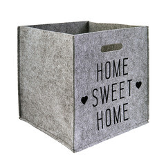 Органайзер для хранения Sweet Home 300х300х300 мм складной светло-серый - фото 4