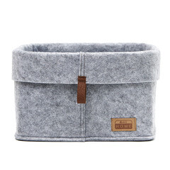 Органайзер для хранения Elegance 280х280х240 мм складной светло-серый - фото 1