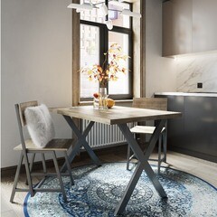 Стол кухонный прямоугольный 1,2х0,8 м дуб флагстафф 9781 (53864) - фото 3