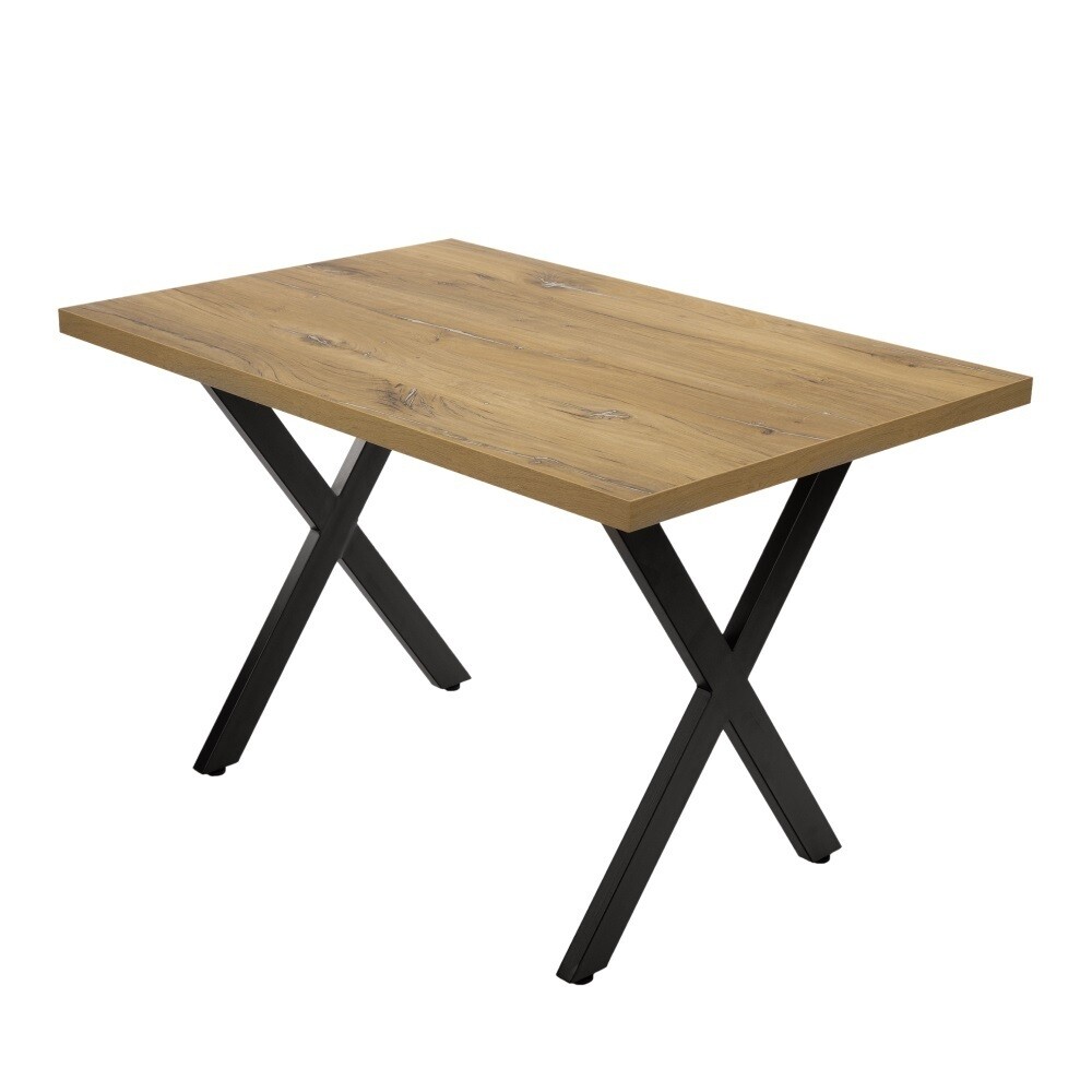 Изображение товара Кухонный стол прямоугольный Loft Alternative 9781 1200x800 мм коричневый