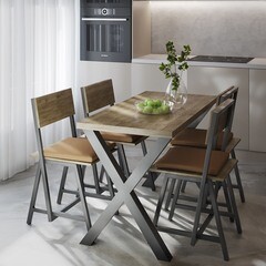 Стол кухонный прямоугольный 1,2х0,6 м дуб флагстафф 9781 (53863) - фото 2