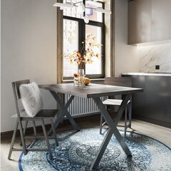 Стол кухонный прямоугольный 1,2х0,8 м дуб рошелье 6292 (53978) - фото 4