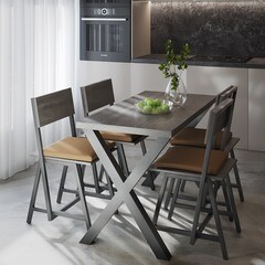 Стол кухонный прямоугольный 1,2х0,6 м дуб рошелье 6292 (53969) - фото 3