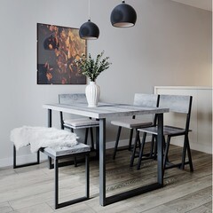 Стол кухонный прямоугольный 1,2х0,8 м рагнар 9891 (53977) - фото 2