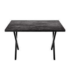 Стол кухонный прямоугольный 1,2х0,8 м бетон темный 9632 (53856) - фото 2