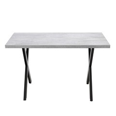Стол кухонный прямоугольный 1,2х0,8 м бетон светлый 9631 (53851) - фото 2