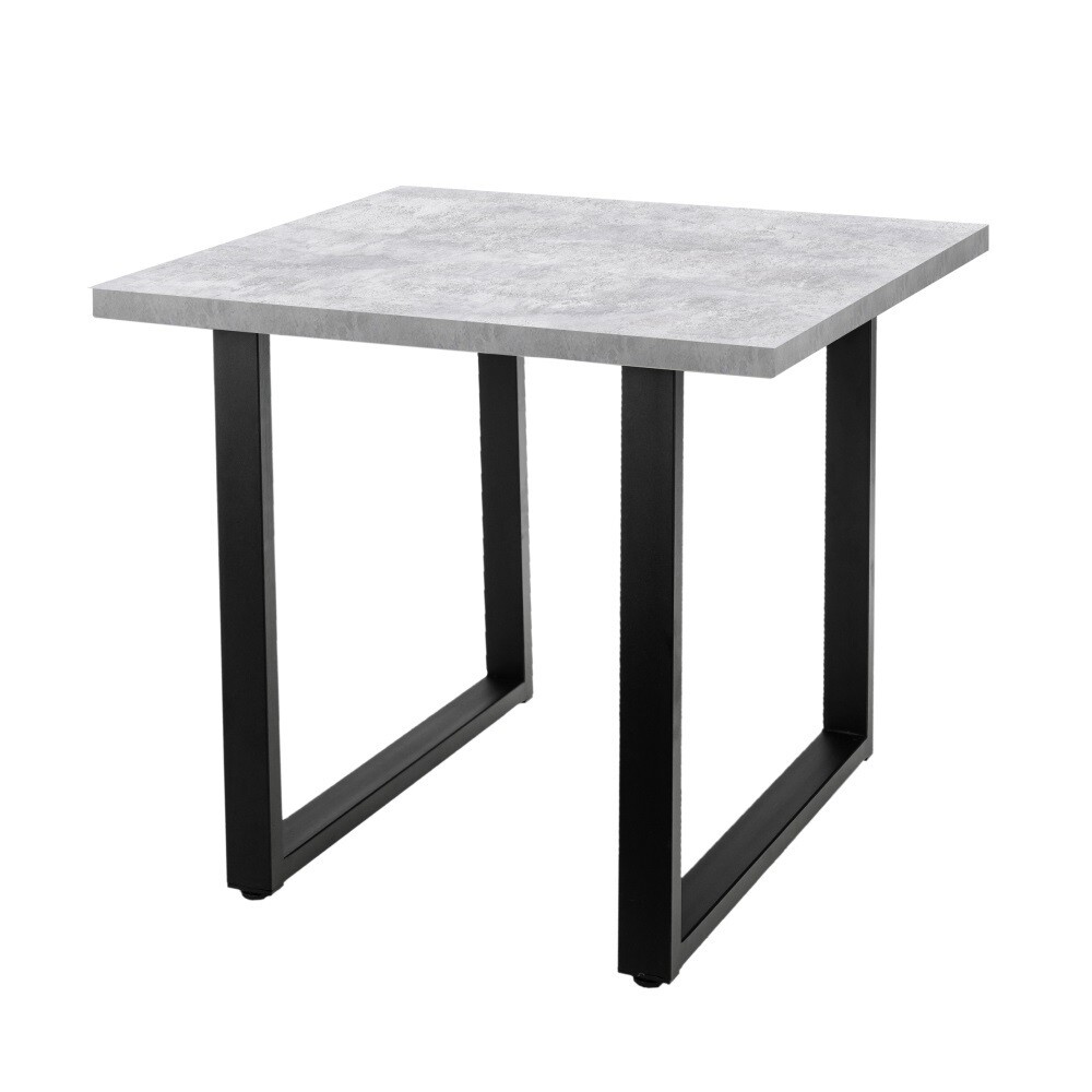 Изображение товара Кухонный квадратный стол в стиле Loft 80x80 см бетон светлый Alternative